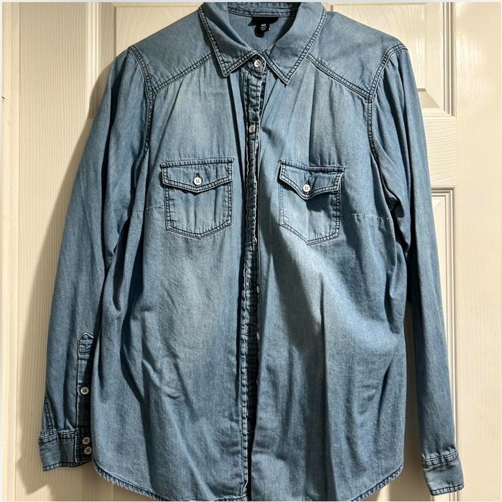 Torrid Light Blue Denim Shirt